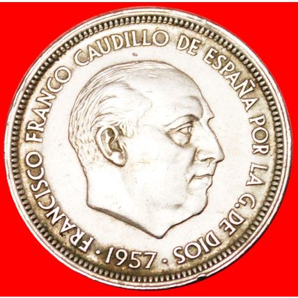 FRANCO (1936-1975): SPAIN ★ 50 PESETAS 1959 (1957)! LOW START ★ NO RESERVE!!!