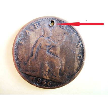 1866 Farthing ¼d 001