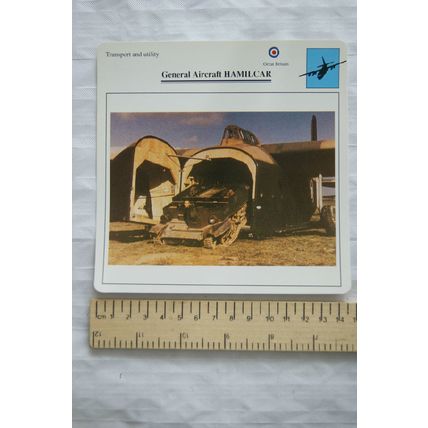 General Aircraft Hamilcar - GB - Transport & Utility - Collectors Club Card
