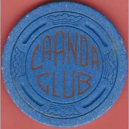 La Anda. Vintage Casino Chip. Salinas, CA. B68.