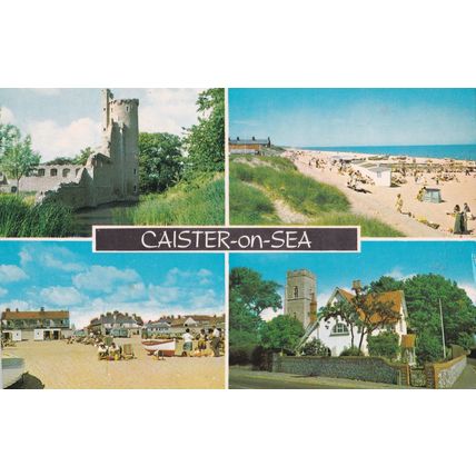 Colour Postcard - Views of Caister on Sea, Norfolk