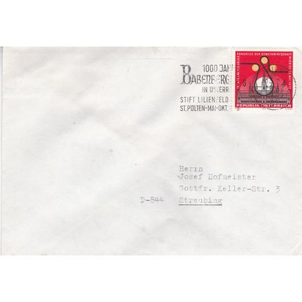 Austria 1976 1000 Babenberger Dynasty FDC special cancel typed VGC