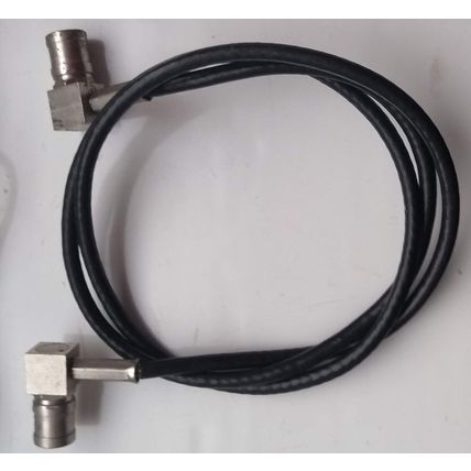 SMB female to female coax patch cable 47cm long RF microwave