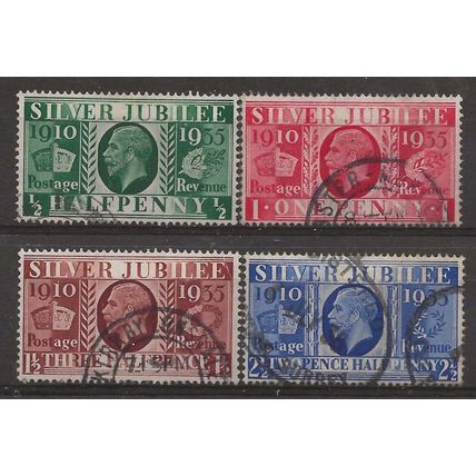 1935 Silver Jubilee Set SG434-437 Fine/Very Fine Used ....