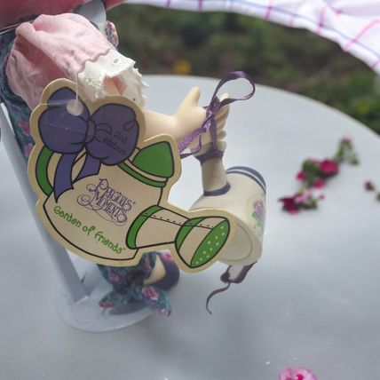 Precious Moments Garden of Friends Doll - Pansy - July - # 1431-2nd Edition