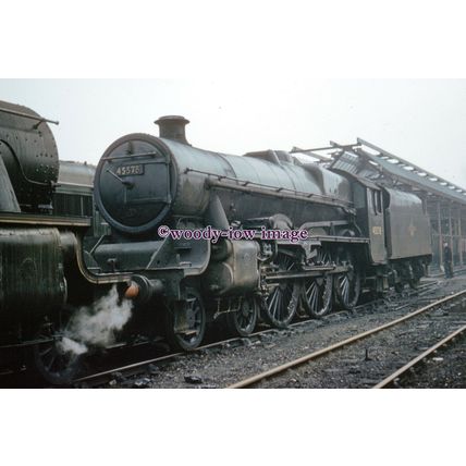 pu3160 - Railway Engine No.45578 at United Provinces Crewe South- print 6x4