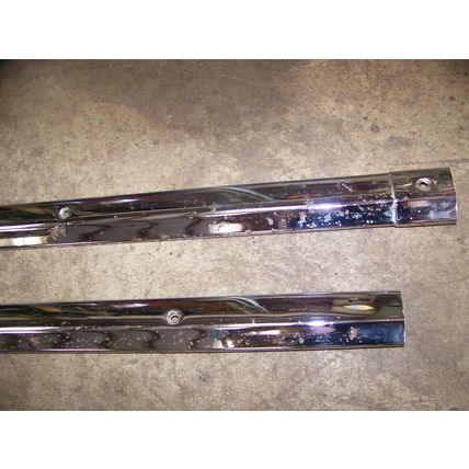 1967 PLYMOUTH SATELLITE RH REAR GLASS TRIM OEM BELVEDERE GTX