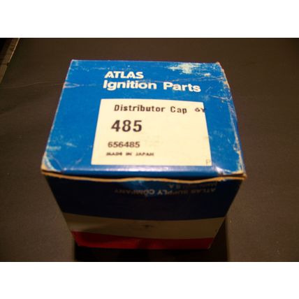 ATLAS IGNITION PARTS DISTRIBUTOR CAP #485 1966 - 1976 TOYOTA 6 CYLINDER NOS