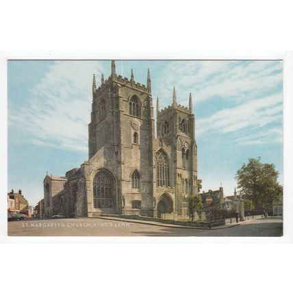 St Margaret's Church Kings Lynn Postcard Norfolk 003