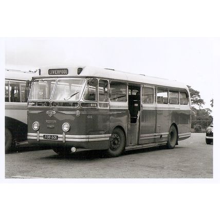 Black & White Photograph of North Western Road Car Ltd. - FDB 601
