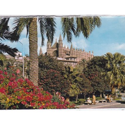 Palma de Mallorca La Catedral Spain Picture card 10.5x7.5cm VGC