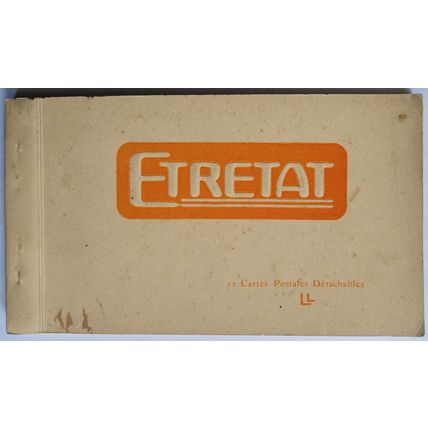 Postcards Etretat, Normandy, France. Book of 12. Unposted