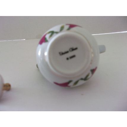My Treasure Collectible Teapot Hand Painted Porcelain Miniature Hummingbird