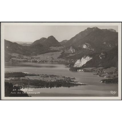 St Gilgen, eine Perle des Salzkammerguts, 1935 - Cosy Verlag Foto-AK