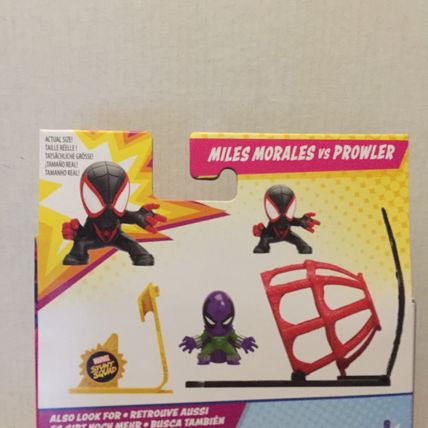 NEW Marvel Stunt Squad Miles Morales vs Prowler Play Set