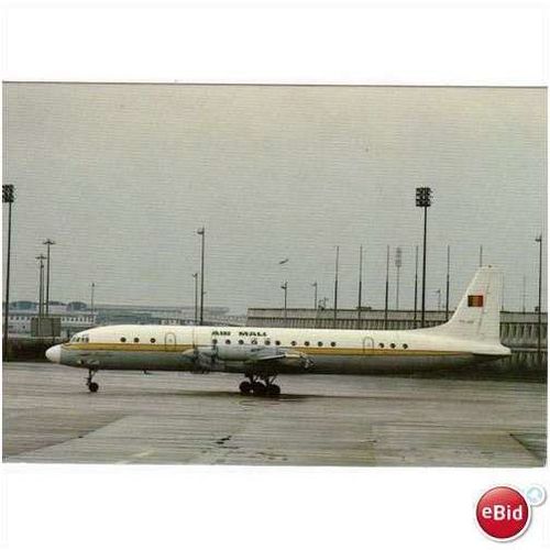 Air Mali Ilyushin IL18 Aircraft Postcard A12230