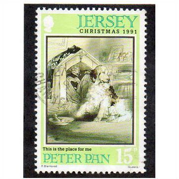 JER 1991 15p 'CHRISTMAS' FINE USED (EBID 16692)