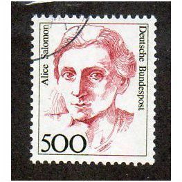 GER 1986 500pf 'FAMOUS WOMEN -ALICE SOLOMON' FINE USED (EBID30-100)