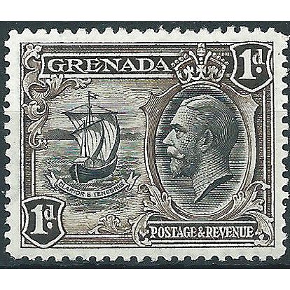 Grenada 1934 SG136 1d Black & Sepia Mounted Mint .. ..