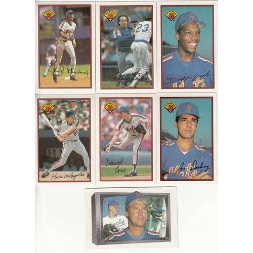 1989 Bowman New York Mets team set 20 cards- Carter, Strawberry, Gooden