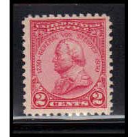 689 2c General von Steuben Just Clears MNH Z0253