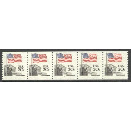 1895a 20c U.S. Flag Fine MNH SG PNC 9/5 V0030