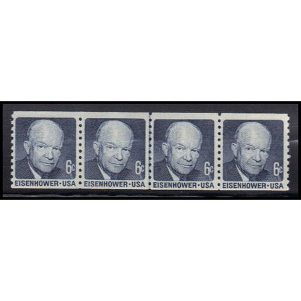 1401 6c Dwight Eisenhower Fine MNH CL S/4 KA9074