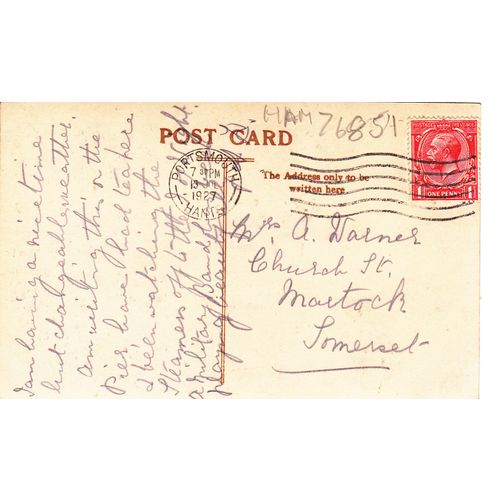 Portsmouth Memorial to our Glorious Dead Hampshire Postcard (HAM76851)