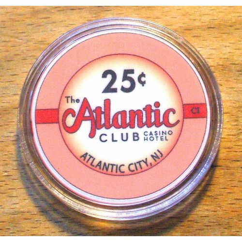 25 Cent The Atlantic Club Casino Chip - 2012 - Atlantic City, New Jersey