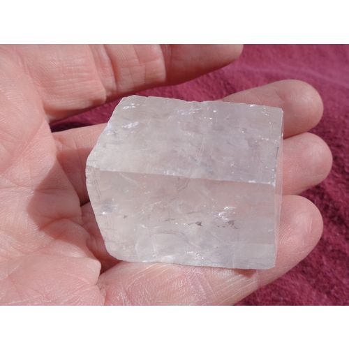 T Optical Calcite Raw Iceland Spar Crystal Meditation Spiritual Energy Work