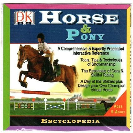 DK Horse & Pony Encyclopedia (PC-CD, 2007) Windows 95-Vista - NEW CD in SLEEVE
