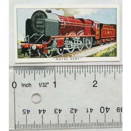 1963 Kellogg card Story of the Locomotive 10 Royal Scot 1927