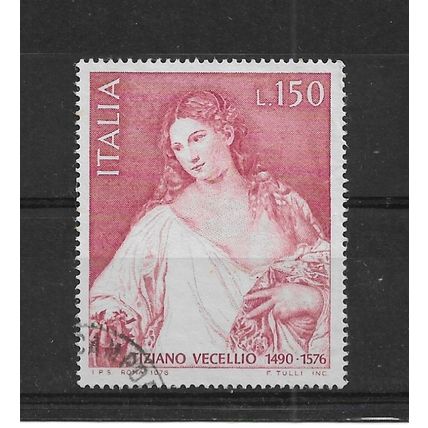 Italy.400th Death Anniversary of Titian stamp.Fine Used.Sept22