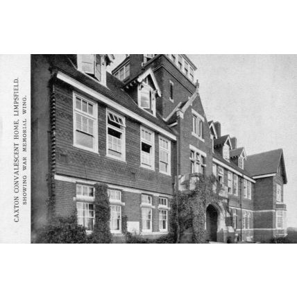Caxton Convalescent Home Showing War Memorial Wing Limpsfield Surrey RPPC (108H)