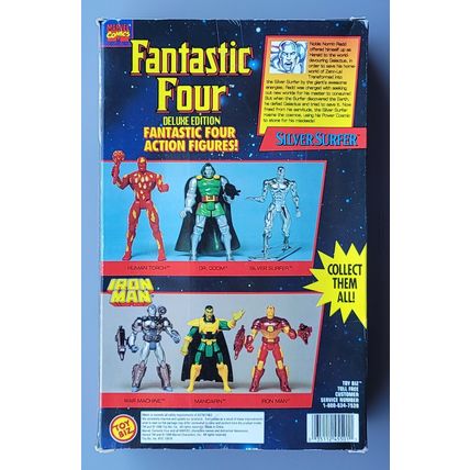wwe wwf ljn classic superstars 10" fantastic four silver surfer action figure