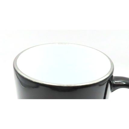 M.D Morning Disaster Mug Ceramic with Silver Trim 9.5 CM Fun Gift Tableware
