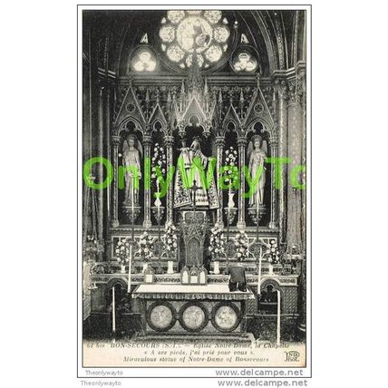 BON -SECOURS (SM), LÂ‹EGLISE NOTRE-DAME, LA CHAPELLE, FRANCE, c1920s?, Postcard