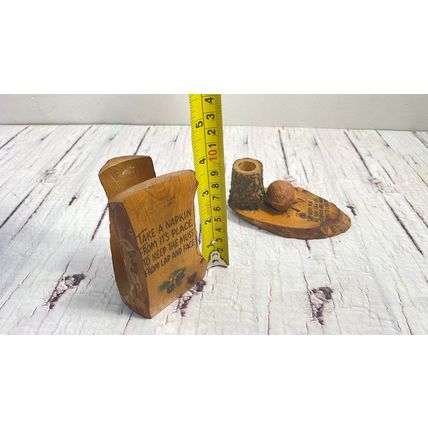 Vintage Wooden Desk Organizer, Pen, Pencil, and Letter Holder, Handmade Storage