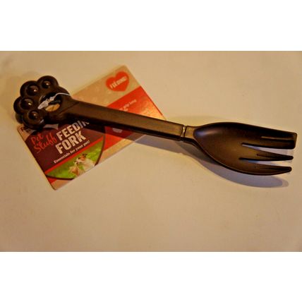 Rosewood Pet Food Can Covers Packs of 3 Can Covers & Pet Food Fork BROWN