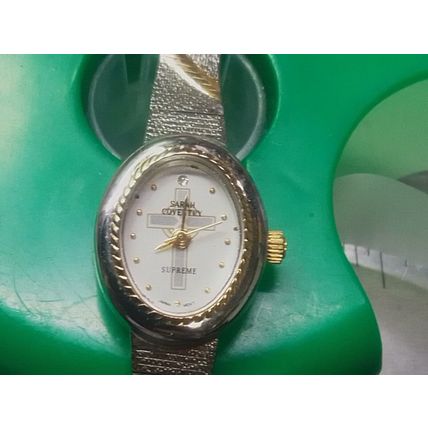 Sarah Coventry 'Supreme' Ladies Quartz Watch w/Cross