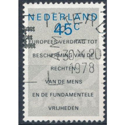 Human Rights Treaty - Netherlands 1978 - F H - MiNr 1119