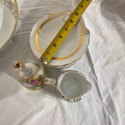 Elegant Dish Set - Perfect -Excellent-Ceramic-White