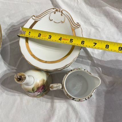 Elegant Dish Set - Perfect -Excellent-Ceramic-White