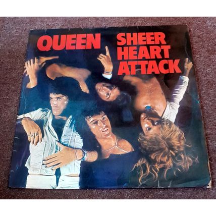 Queen : Sheer Herat Attack (1974) Vinyl L.P.