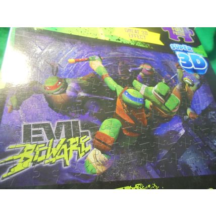 Lentincular 3-D TMNT Puzzle! Cowabunga!! 20.00 Shipped! This 150 piece...