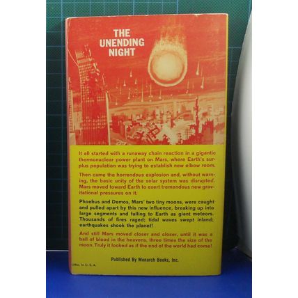 The Unending Night, by George H. Smith | PB | Monarch, Good +