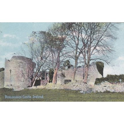 EC179 ROSCOMMON CASTLE.. PRINTED POSTCARD