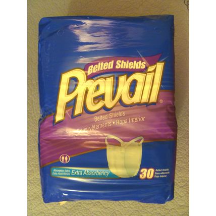 90 PREVAIL BELTED SHEILDS 3 PACKS DISPOSABLE ADULT INCONTINENCE UNDERGARMENTS