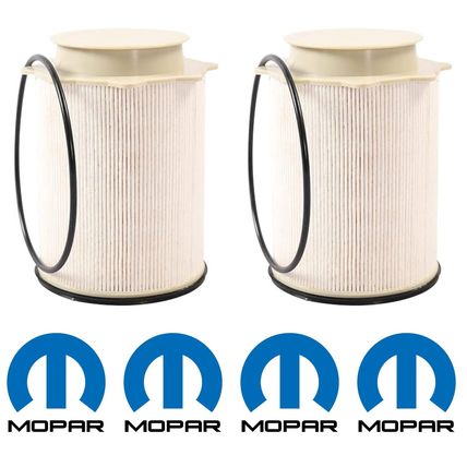 NEW (2) Mopar M0-291 Diesel Fuel Filter 2010-2024 Dodge Ram 6.7L 2500 3500 4500