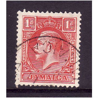 Jamaica 1929 1d Scarlet Sg 108 fine used